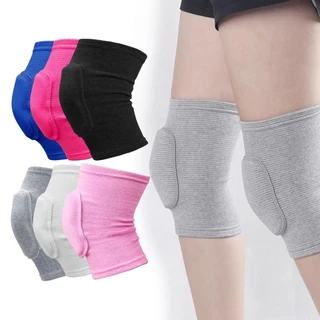 Joelheiras De Compressão Esportiva , 2 Peças , Protetor De Joelho Elástico , Esponja Espessada , Suporte Para Dança , Tr
