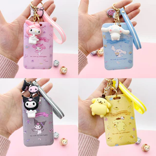 [Shopee Choice] Porta-Cartões De Estudante Nome Acesso Idol Photocard Sanrio Etiquetas Chaves Identificação Com Cordão E