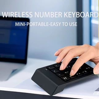 Teclado Numérico De 18 Teclas , Silencioso Portátil Com Senha Ultrafino , mini De Conexão Sem Fio