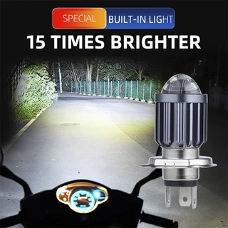 Lâmpadas De Farol De Motocicleta HCC_Howdi-H4/H6 CSP 12V LED Super Brilhante 12000LM em Oferta na Shopee
