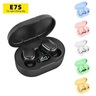 Novo Original E7S Fone De Ouvido Sem Fio Bluetooth Com Microfone LED Disp Redução Ruído Fones Para iPhone Xiaomi TWS
