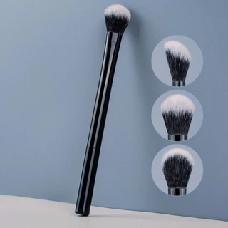1pc Preto High-end Contorno Escova De Maquiagem Ferramenta De Beleza