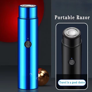 Mini Barbeador Elétrico Masculino Para Depilador Facial Sem Falhas Recarregável Portátil em Oferta na Shopee