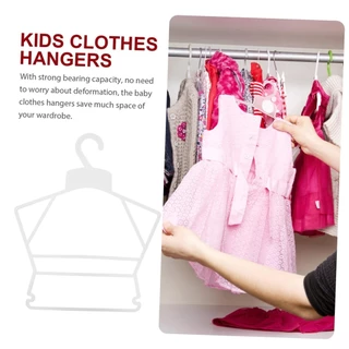 12 Peças Cabides De Roupas Infantis Rack De Secagem De Bebê Para Lavanderia E Cabide Leve Armazenamento Crianças Pequena