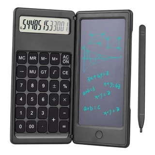Calculadoras Científicas Calculadora De 12 Dígitos Com Tablet De Escrita Financeira Dobrável , Mesa Display Duplo LCD Bo