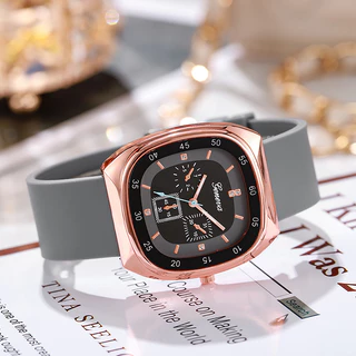 Relógio de Quartzo de Silicone Feminino e Fashion - Design Multifuncional para Estilos de Vida Ativos em Oferta na Shopee
