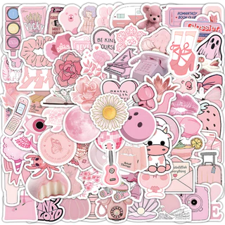 103 Peças De Adesivos Criativos Exclusivos De Doodle Rosa , De Vinil De Desenho Animado De Estética Bonita E Legal À Pro