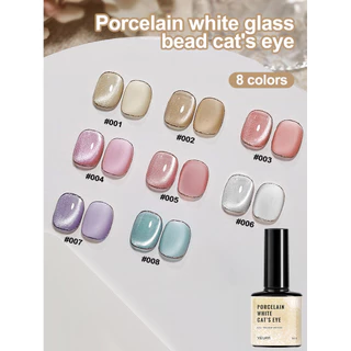 XEIJAYI 8 Unidades Kit De Esmalte Em Gel , 8 Cores 8ml Olho De Gato Sem Bastão Magnético Incluído , Outono Inverno Popul