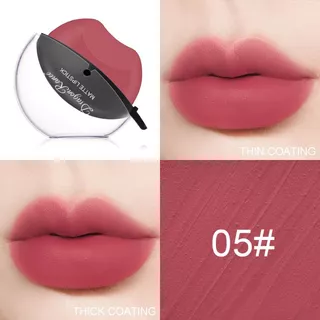 Batom preguiçoso batom fácil de colorir maquiagem fosca batom fosco grande vermelho Nude rosa batom maquiagem hidratante