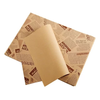 100 Pçs Hambúrguer Sanduíche Cozimento Papel De Embrulho Alimentos Fritadeira Rack Revestimento Brilhante