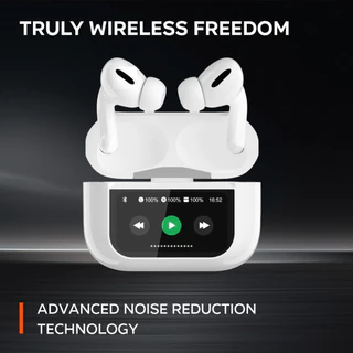 ANC Sem Fio Bluetooth 5.3 Fone De Ouvido Com Display Inteligente Hi-Fi Som À Prova Dwaterproof Água EQ Modo Transparente