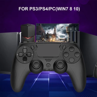 GAMINJA P48 Controle de Jogo Sem Fio Bluetooth Joystick Duplo com Vibração para PS4 / PS3 / PC