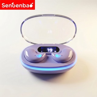 Senbenbao X55 Fones De Ouvido TWS Sleep Fone Sem Fio Bluetooth Display Led Hifi Estéreo Cancelamento De Ruído Esportivo  — foto 6 — Achou Levou Brasil