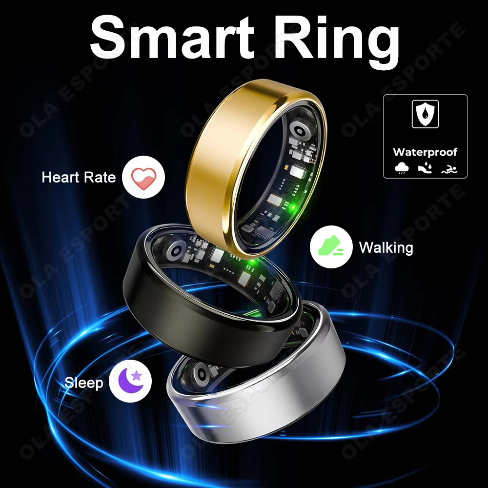 Novo Anel Inteligente Bluetooth, Monitoramento de Saúde do Sono, À ...