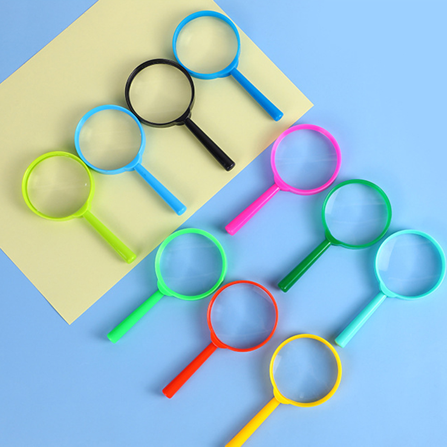O 20pcs 5cm Mini Lupa De Plástico Criativo Assistente De Leitura De ...