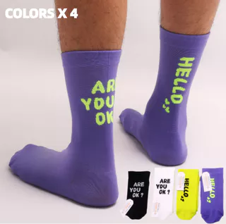 Meias De Ciclismo Respiráveis – Esportivas De Cano Médio De Secagem Rápida , Absorventes De Suor E Alta Elasticidade (Ro em Oferta na Shopee