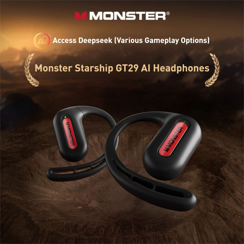 Monster GT29 Fones De Ouvido Sem Fio AI Tradução Bluetooth HiFi Som ...