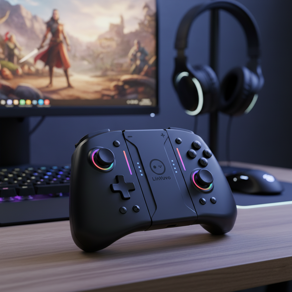 Controle Sem Fio Bluetooth para Nintendo Switch/OLED/Lite com Joystick ...