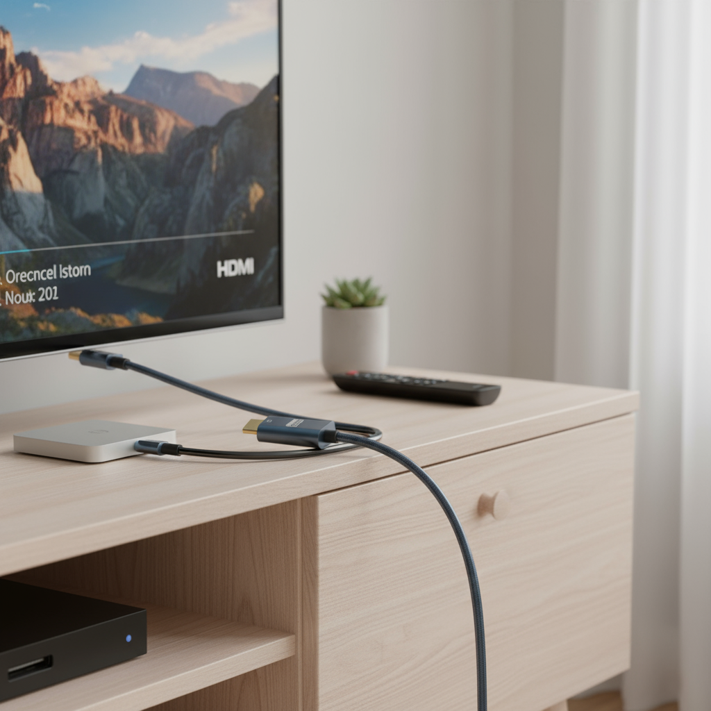 1.8M Adaptador USB-C para HDMI 4K 60Hz Cabo Ultra HD para conexão de ...
