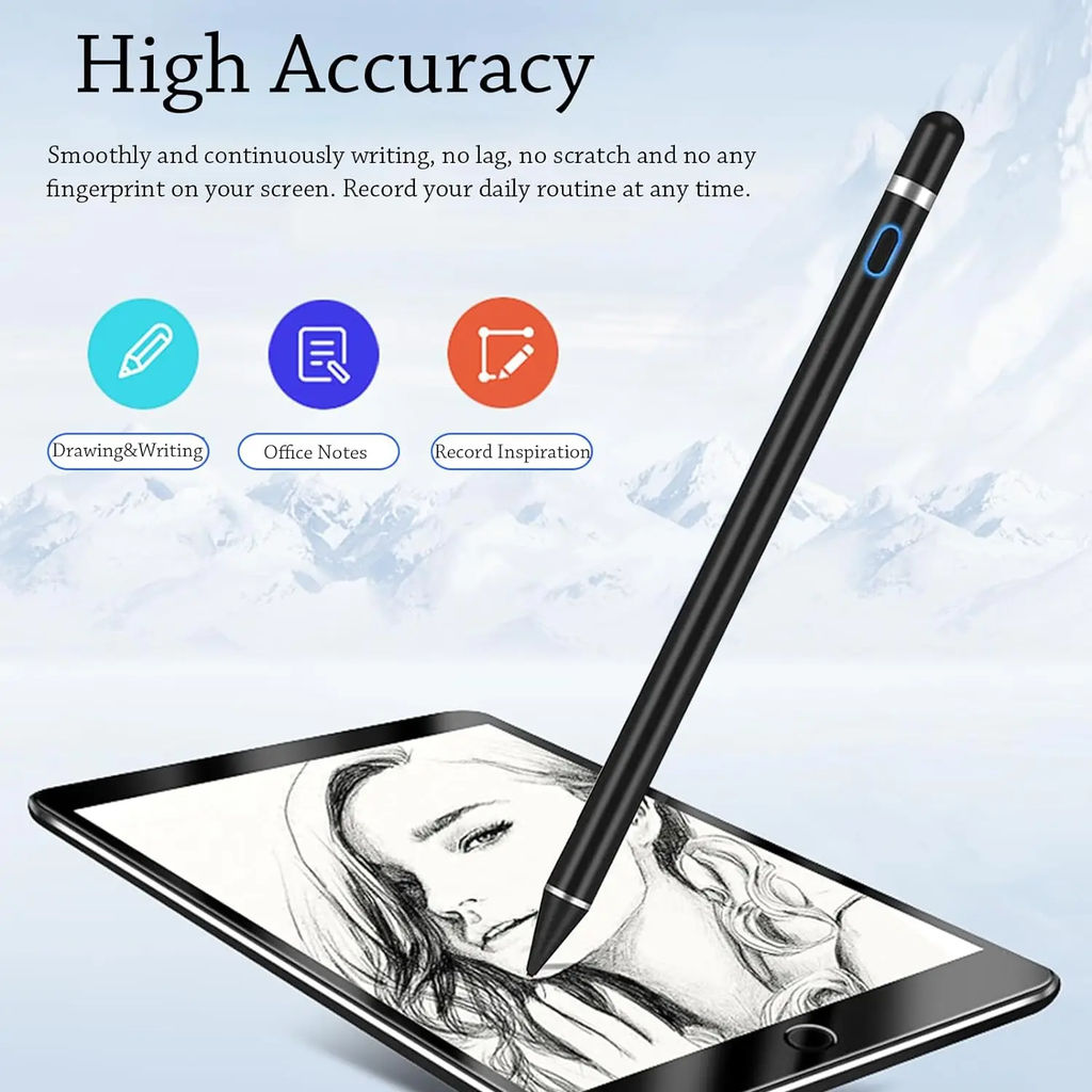 Caneta Stylus Compatível com IPad 6a-10a Geração/Pro/Air/Mini | Shopee ...