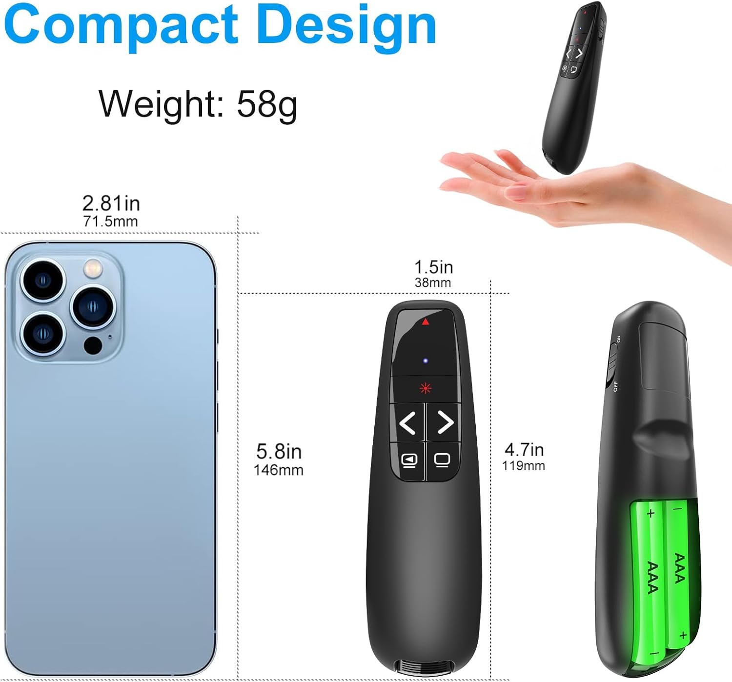 Controle Remoto para PowerPoint Controle Remoto Sem Fio para ...