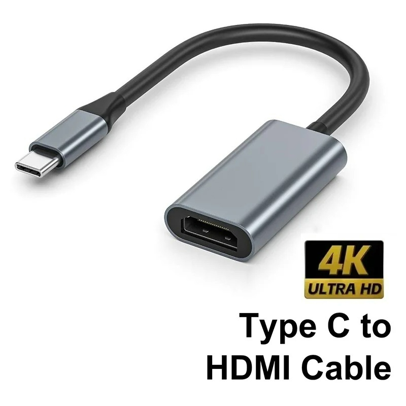 Adattatore USB-C A HDMI 4K – Compatibile Con IPhone 16, MacBook, IPad E Tanti Altri