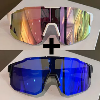 Compre 1 Leve 2 - Óculos Esportivos à Prova de Vento UV400, Ideais para Ciclismo, Esqui e Direção