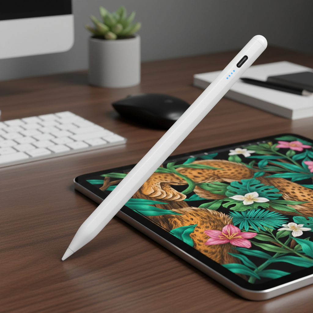 Caneta Stylus Compatível com Apple Pencil 2025 iPad 11 13 M2 M3 Pro 13 ...