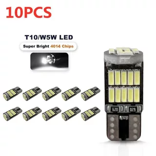 10pcs LED T10 W5W 194 501 Canbus Luz Interior Do Carro Sem Erros 26 SMD 4014 Lâmpada Branca Pura 10pcs LED T10 W5W 194 501 Canbus Luz Interior Do Carro Sem Erros 26 SMD 4014 Lâmpada Branca Pura