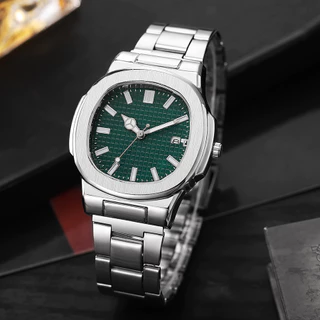 Relógio De Quartzo Com Pulseira De Liga Masculina Elegante Design Moderno Pulso Casual De Negócios Uso Diário