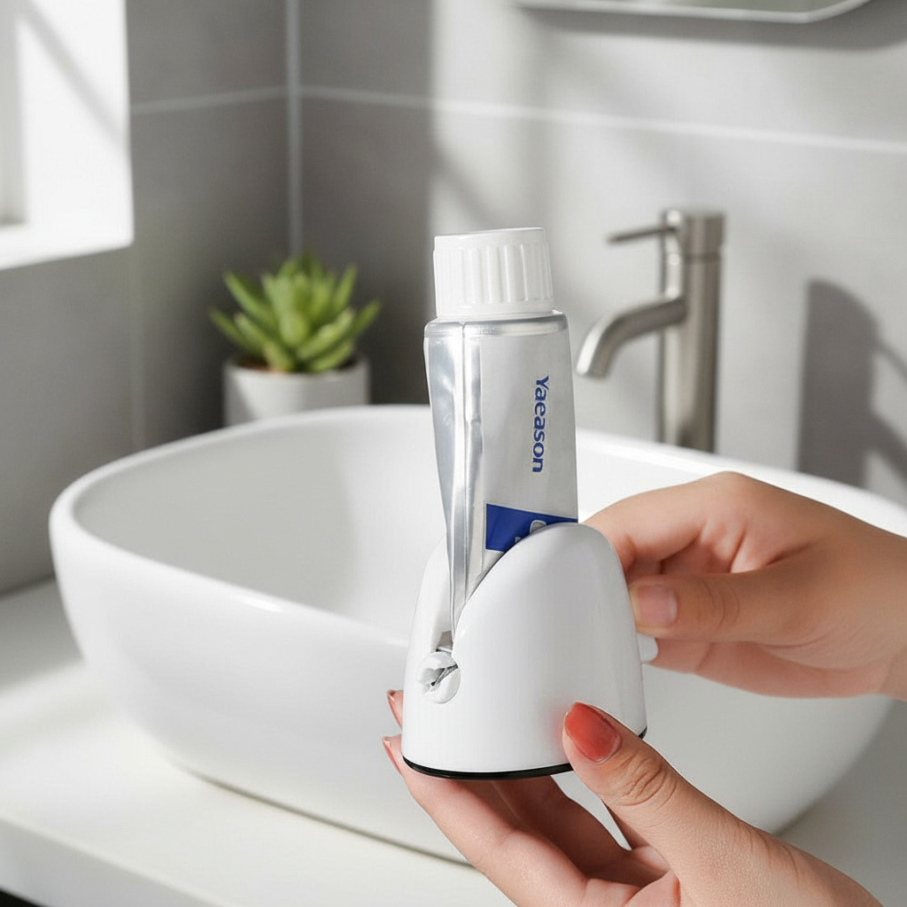 Espremedor de tubos para pasta de dentes, suporte manual e dispensador ...