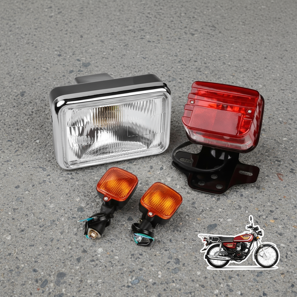 Lanterna traseira universal para motos Honda, Lifan, Dayun CG125/150/ ...