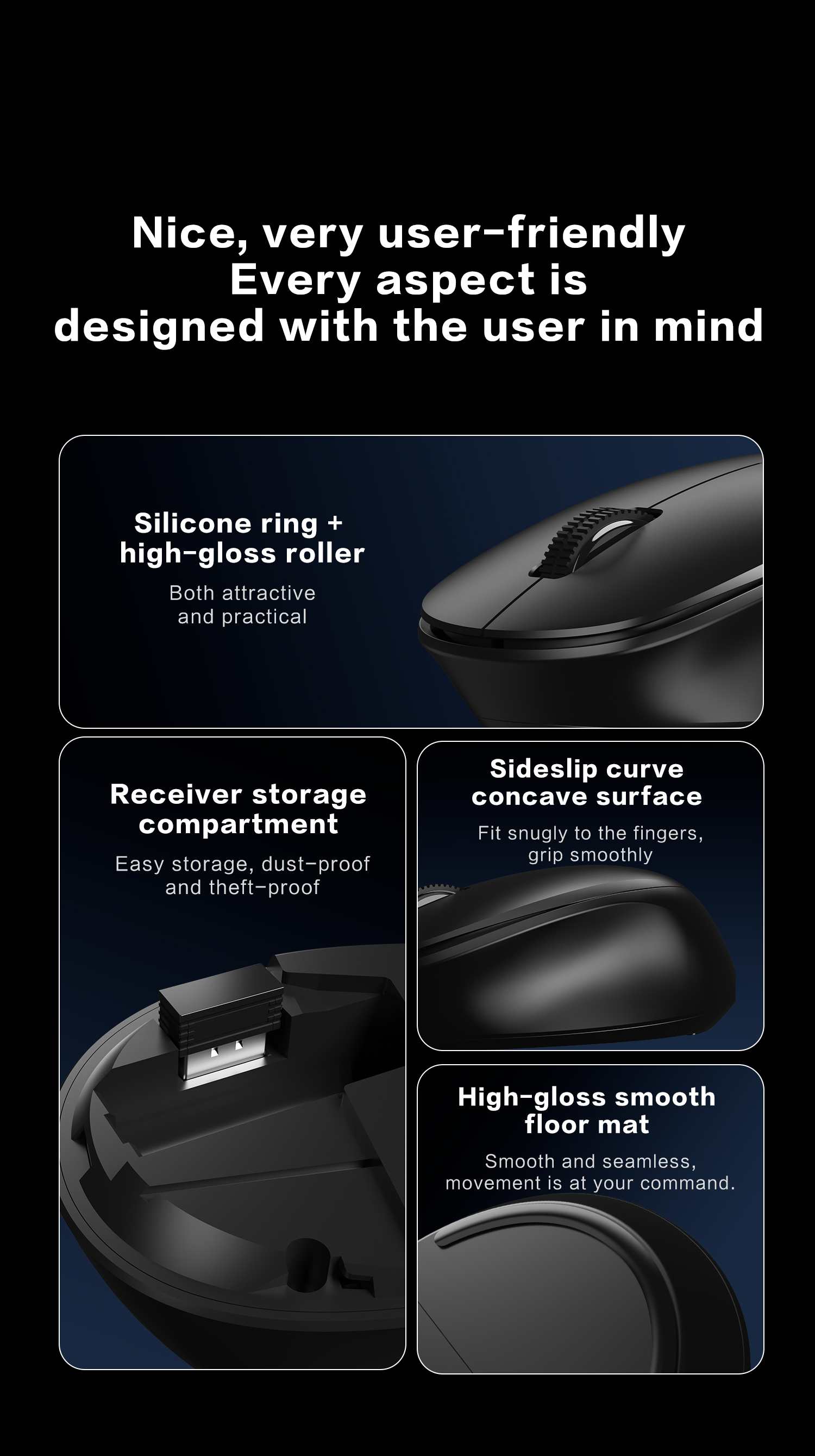 Lenovo N260 Mouse Sem Fio: 2.4G + Conexão Estável, Teclas Silenciosas ...