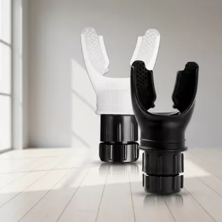 Treinador Respiratório de Silicone Ajustável para Exercícios de Respiração ao Ar Livre e