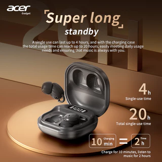 Acer OHR507 Fones De Ouvido De Alta Resolução Bluetooth 5.4 20H Playtime Carga Rápida 3 Opções De Cores Semi-In-Ear Fit
