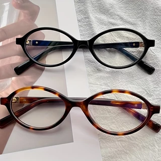 Óculos De Armação Oval Com Lente De PC De Bloqueio 1pcs 2pcs Da Moda