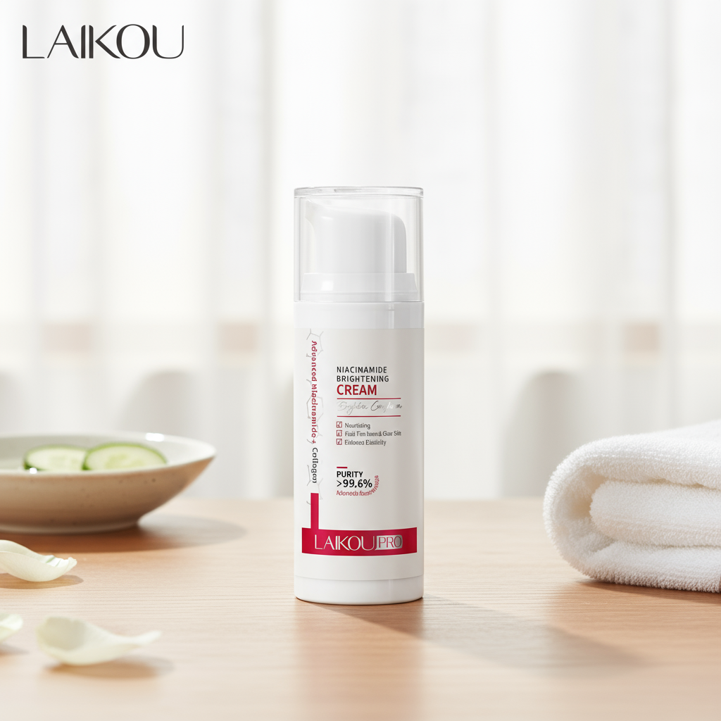 Milk Whitening Creme Facial LAIKOU Brightening Shrink Pores Remove