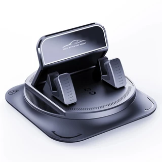 Universal 360 ° Suporte Giratório Para Telefone De Carro, Clipe De Painel Antiderrapante, Mola Ajustável Iphone Samsun
