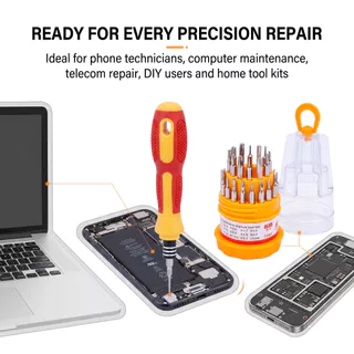 Um Conjunto 31-Em-1 De Chave De Fenda Combinada, Telefone Móvel Computador Telecomunicações Reparação Desmontagem Kit D