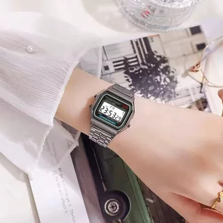 Relógio Digital Retrô Unissex LED Display Luminoso Casual Diário Resistente À Água