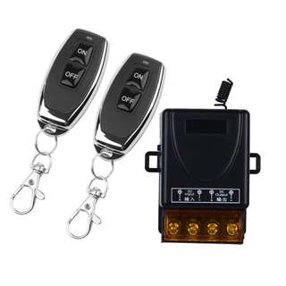 Interruptor De Controle Remoto Sem Fio RF 433Mhz , AC 110V 220V 30A , Relé De Alta Corrente , Receptor De Aparelho Elétr em Oferta na Shopee