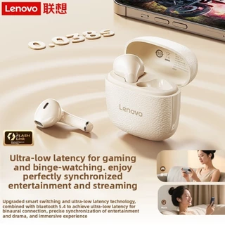 Fones de Ouvido Lenovo EA166, Bluetooth 5.4 TWS, Controle Touch, Chamadas Claras ENC, Cancelamento de Ruído, HiFi, Som