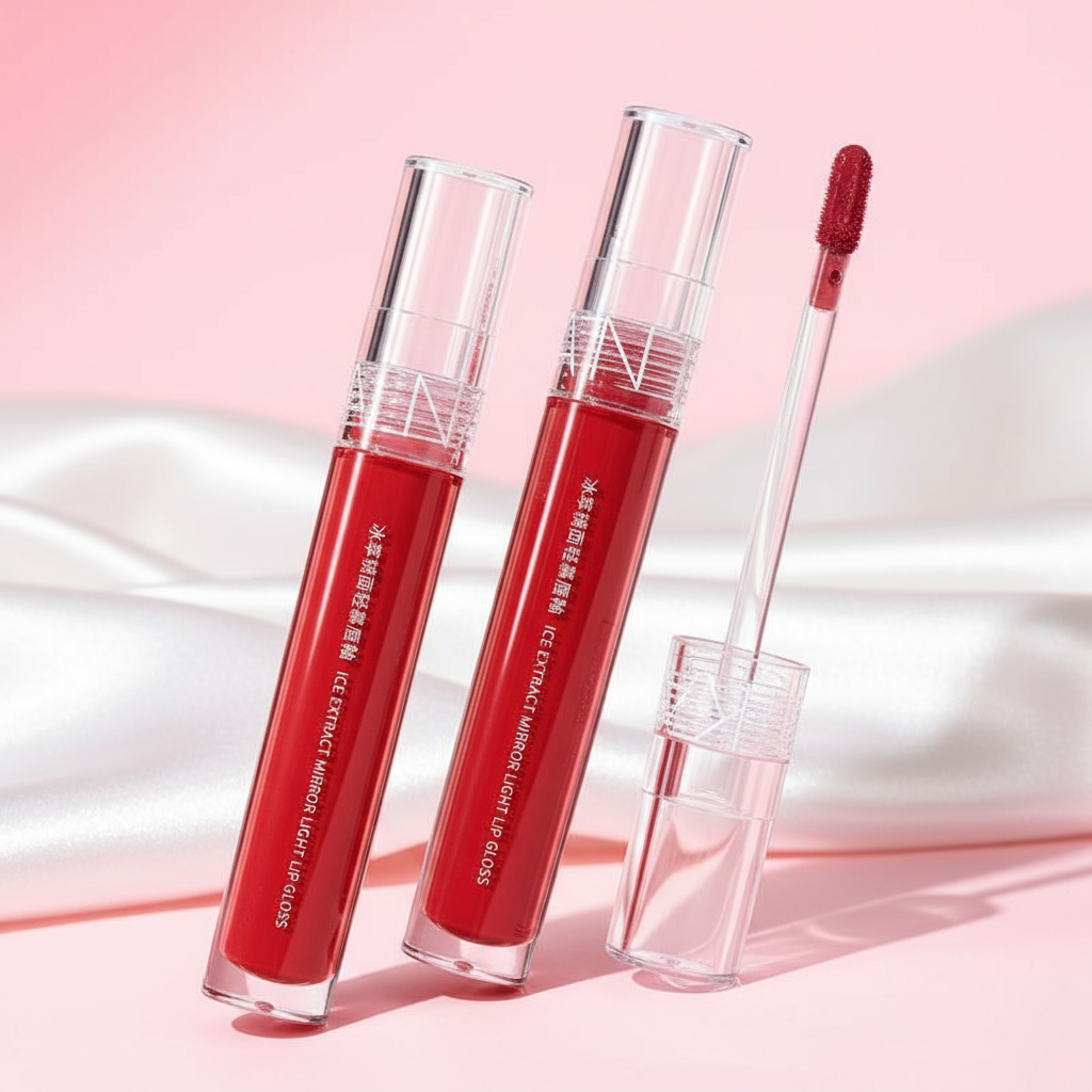 Moo Lip Glaze com Brilho Espelhado – Hidratante, Suave, Batom Coreano ...