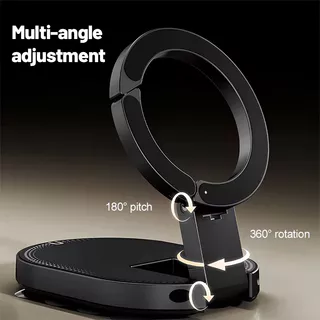 Suporte de telefone 3 em 1 multifuncional com ventosa, fivela magnética de escalada, suporte dobrável e rotativo