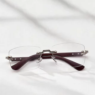 Óculos Para Mulheres Sem Moldura De Visão Única Masculino Escritório Negócios Casual Conjunto De Presente Uso Diário