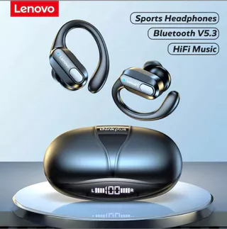 Fones de ouvido Lenovo XT80 - Fones de ouvido sem fio TWS com cancelamento de ruído ENC, graves potentes, visor digital