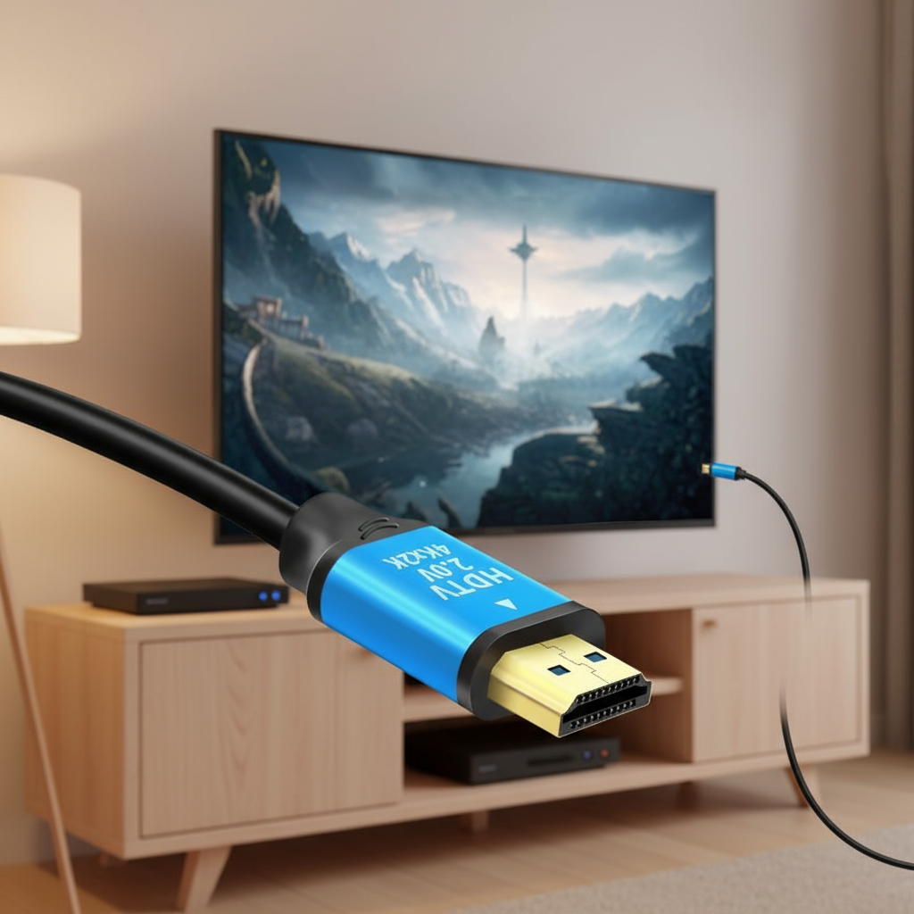 Cabo HDMI Ultra HD 4K para TV Monitor e Caixa de TV Full Alta Definição ...