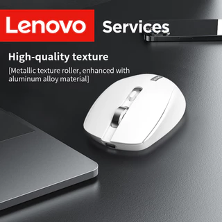 Mouse Sem Fio Lenovo N220, Modo Duplo com Bluetooth 5.1 e Receptor 2.4G USB, Ideal para Jogos e Escritório em Laptops e