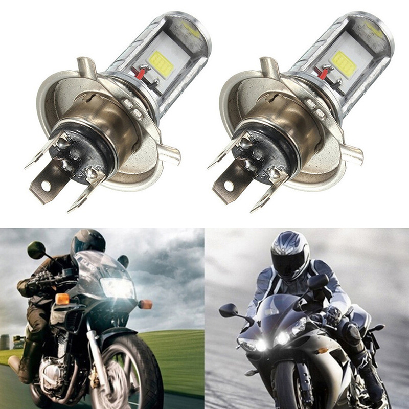 TCYATO Faróis LED para Motos e Veículos Elétricos, Lâmpada Dupla Garra ...