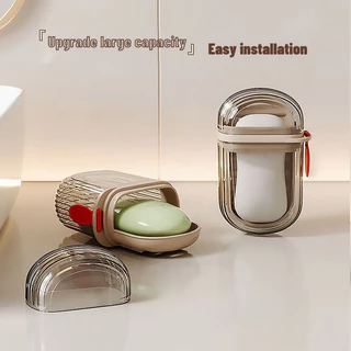Caixa De Sabonete Portátil , Luxo Leve Para Dormitório De Viagem , Selada Com Tampa , Armazenamento De Drenagem em Oferta na Shopee